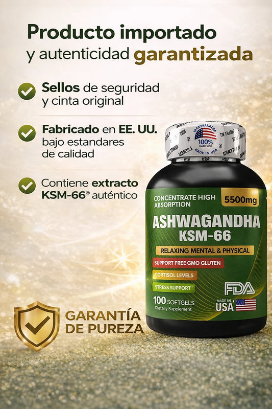 Ashwagandha KSM-66® + Complejo B